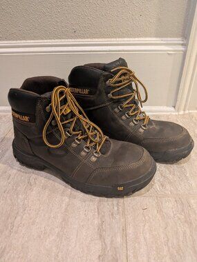 Caterpillar Men's Outline Steel Toe Work Boots Size 11.5